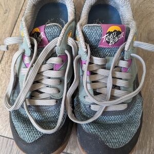 Trail Blazer Sneakers with Gray and Blue Accents